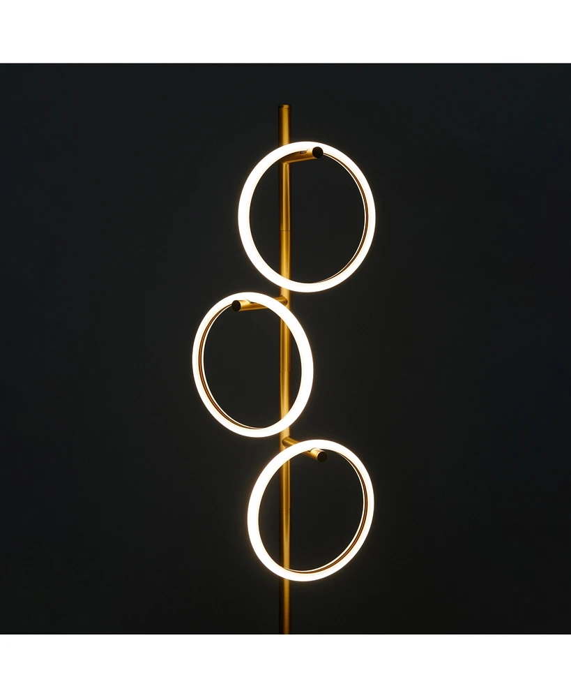 Brightech Saturn 66" Led Tree Floor Lamp with 3 Removeable Light Rings