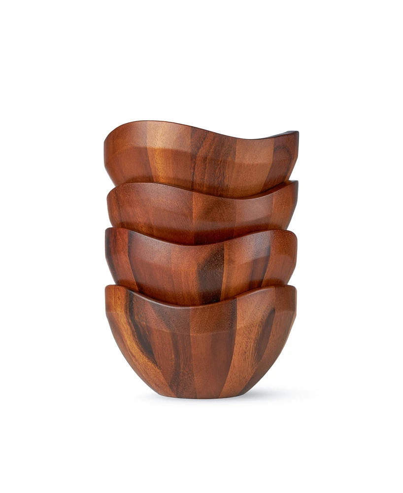 Nambe Billow Individual Salad Bowl S/4
