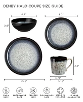 Denby Halo Coupe 16 Pc. Dinnerware Set, Service for 4