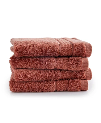 Oake Organic Cotton 4-Pk. Washcloth, Exclusively at Macy's