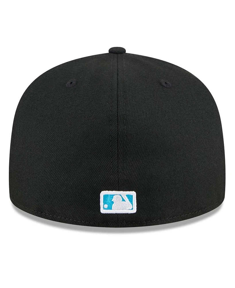 New Era Men's Black Miami Marlins 2024 Father's Day 59FIFTY Fitted Hat