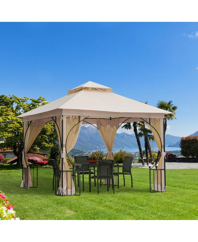 Modern Outdoor Gazebo Stylish, Durable, and Bug-Free Shelter for Your Backyard