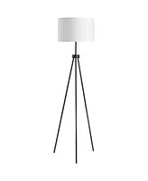 Homcom 59.75" Sding Floor Lamp Fabric Lampshade Steel Tripod,