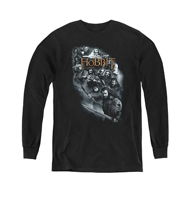 The Hobbit Youth Cast Of Characters Long Sleeve Sweatshirts