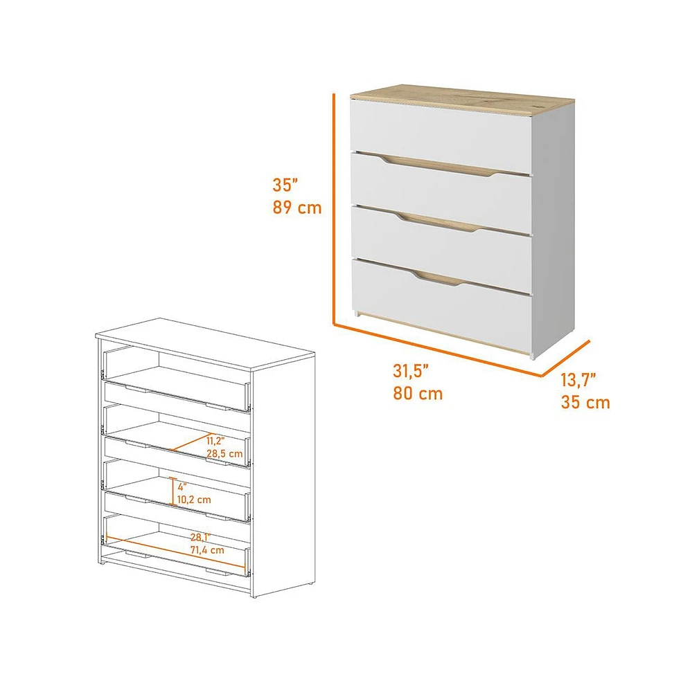 Fm Furniture California Drawer Dresser