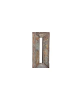 Tahoe Small Rustic Traditional Style Table Lamp 26" High Natural Stale Rectangular Box Shade for Living Room Bedroom House Bedside Nightstand Hom