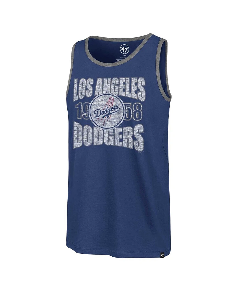 '47 Brand Men's Royal Los Angeles Dodgers Upload Franklin Tank Top