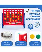 Wall Mounted or Tabletop Giant 4 a Row Jumbo 4-to-Score Connect Game Set