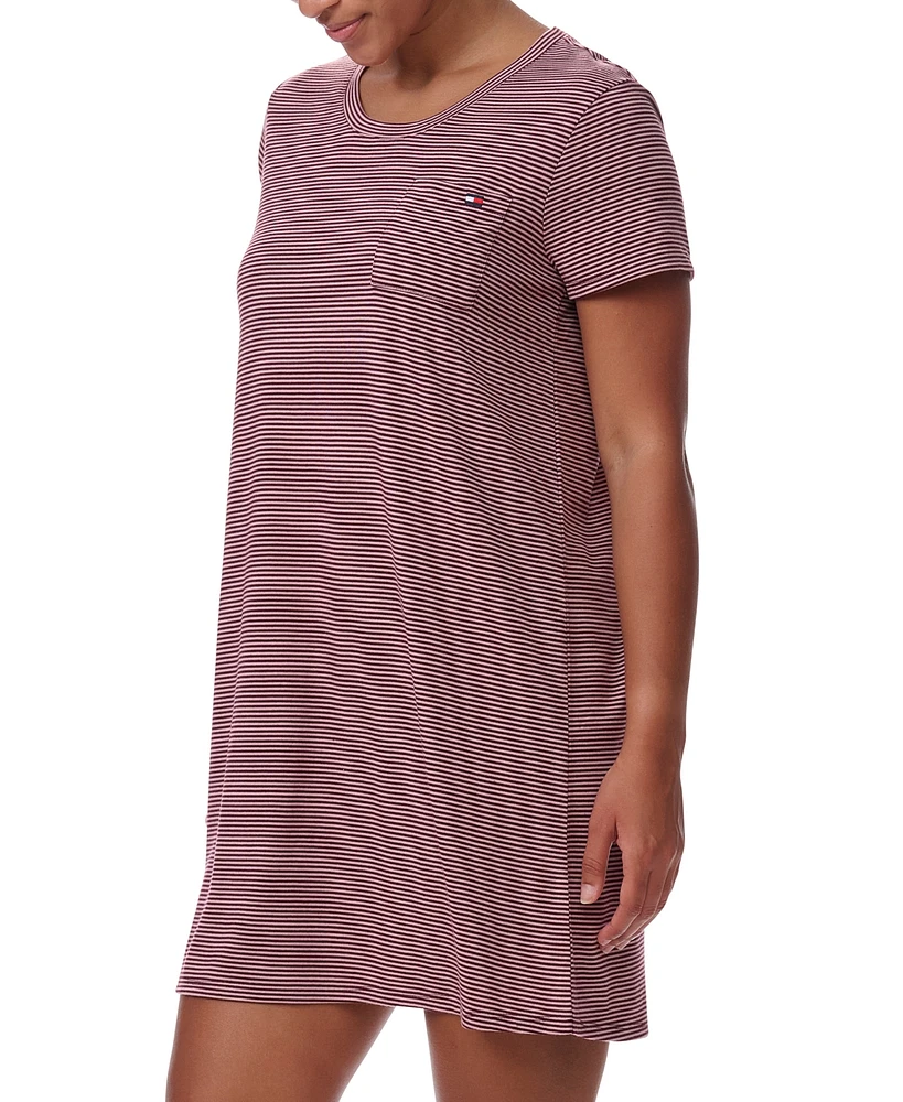 Tommy Hilfiger Women's Short-Sleeve Crewneck Sleepshirt