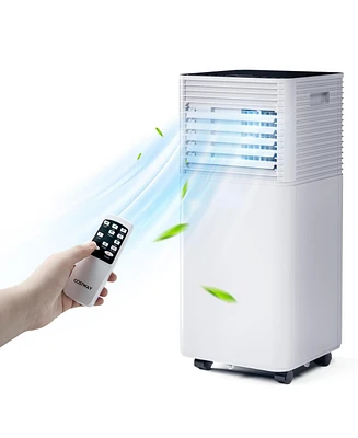 10000 Btu Portable Air Conditioner with Fan and Dehumidifier Mode
