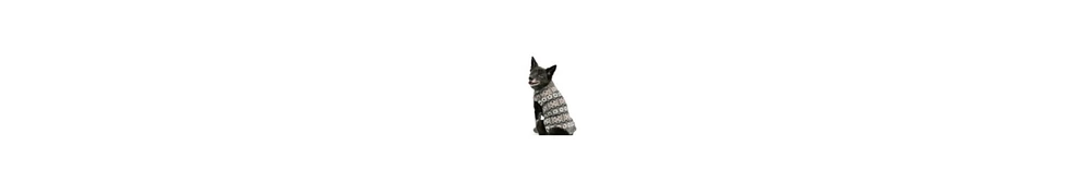 Chilly Dog Silver Alpaca Fairisle Dog Sweater