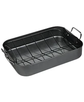Sedona Kitchen Carbon Steel Nonstick 17" Roaster with Rack