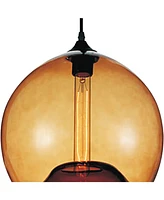Cwi Lighting Glass 1 Light Down Mini Pendant