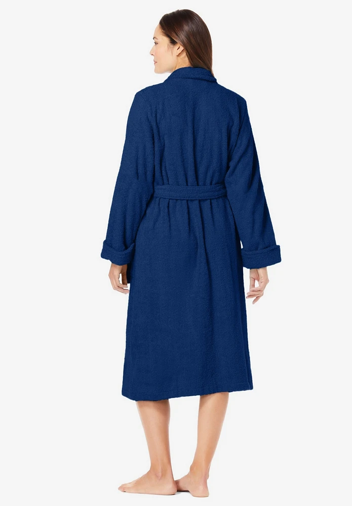 Dreams & Co. Plus Short Terry Robe
