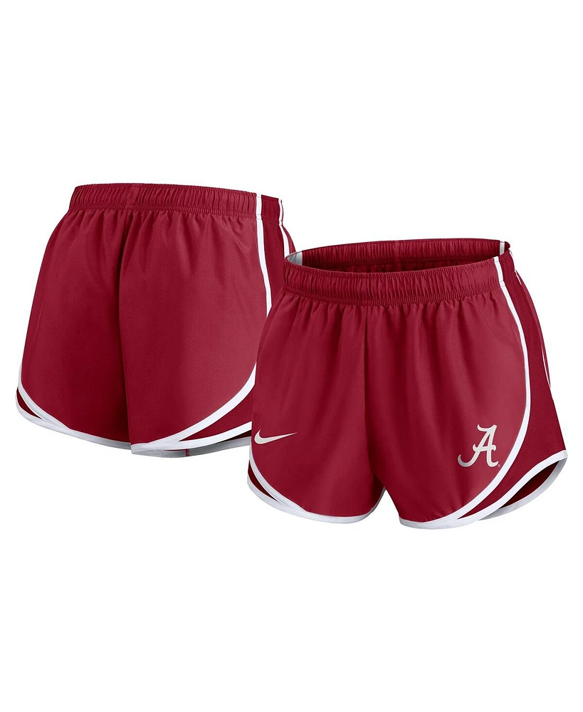 Nike Women's Crimson Alabama Crimson Tide Primetime Tempo Performance Shorts