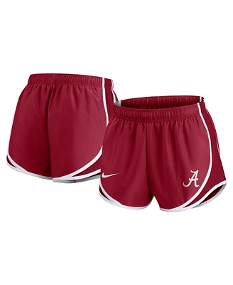 Nike Women's Crimson Alabama Crimson Tide Primetime Tempo Performance Shorts
