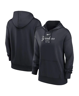 Nike Women's Navy New York Yankees Authentic Collection Performance Pullover Hoodie