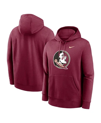 Nike Men's Garnet Florida State Seminoles Primetime Evergreen Club Fleece Pullover Hoodie