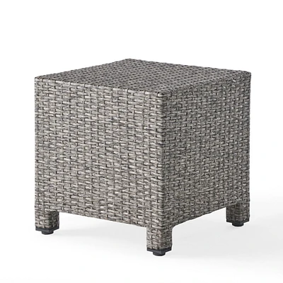 Polyethylene Rattan Cube Side Table Durable, Versatile, No Assembly