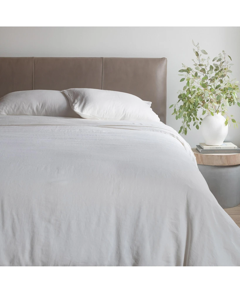 100% French Linen Duvet Cover & Sham Set - Full/Queen