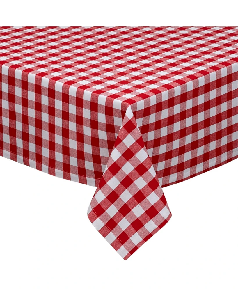 Design Imports Checkers Tablecloth,60"x84"