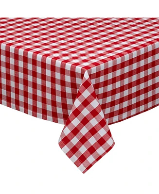 Design Imports Checkers Tablecloth,60"x84"