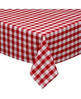 Design Imports Checkers Tablecloth,60"x84"