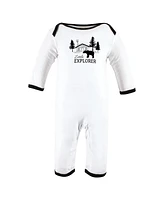 Hudson Baby Boys Unisex Triple Full-Body Suit Pack