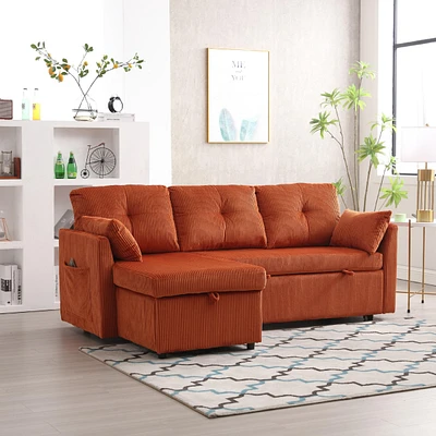 Spacious and Durable Modular Sectional Sofa with Hidden Storage