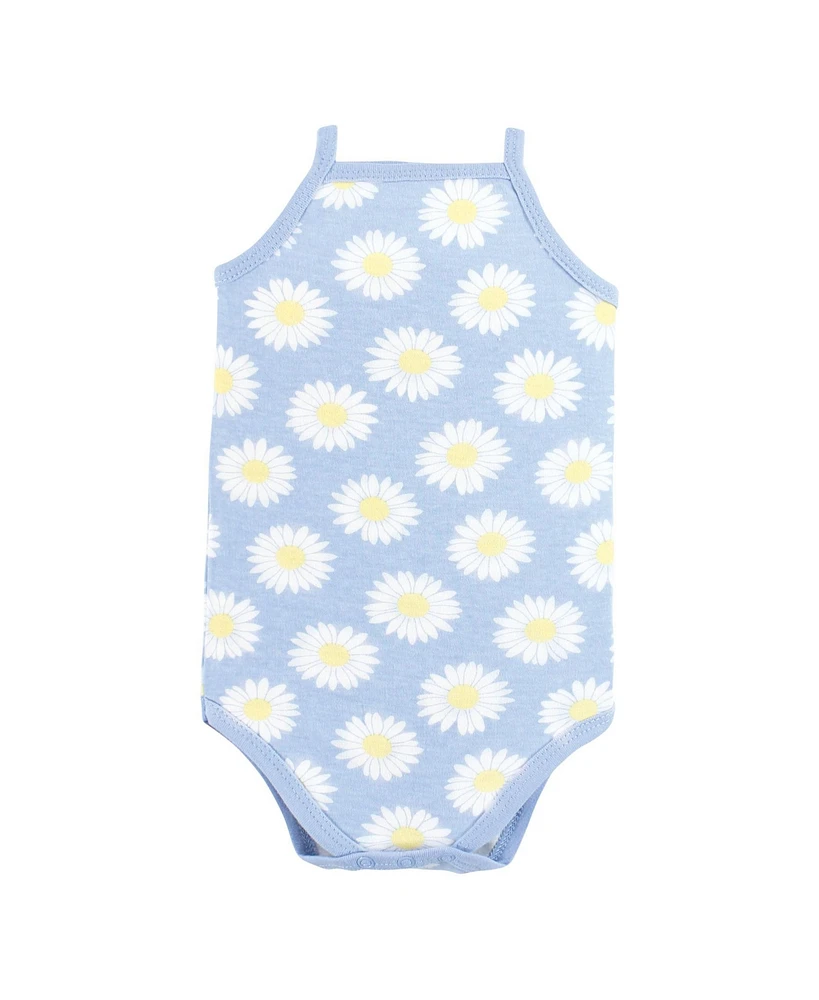 Hudson Baby Girls Soft Cotton Sleeveless Onesies