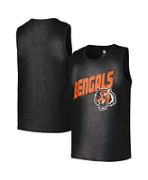 Outerstuff Big Boys and Girls Black Cincinnati Bengals Sun-Bleached Ride the Tide Tank Top