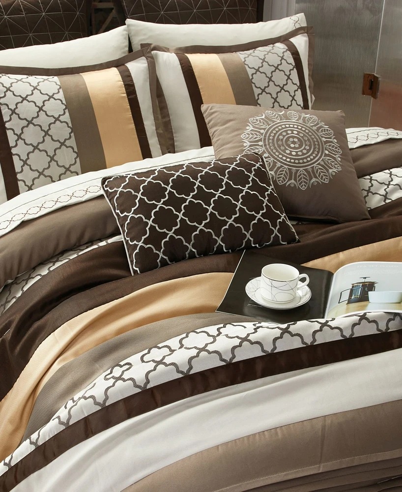 Stratford Park Avalon Geometric 16-Pc. Comforter Set