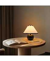 Blair Modern Led Classic Table Lamp with Black Marble Base (10"), Bulb Included