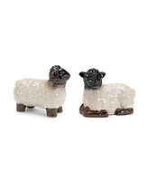 Slickblue Sheep Figurine Set of 6 Charming Farmhouse Decor for Your Home