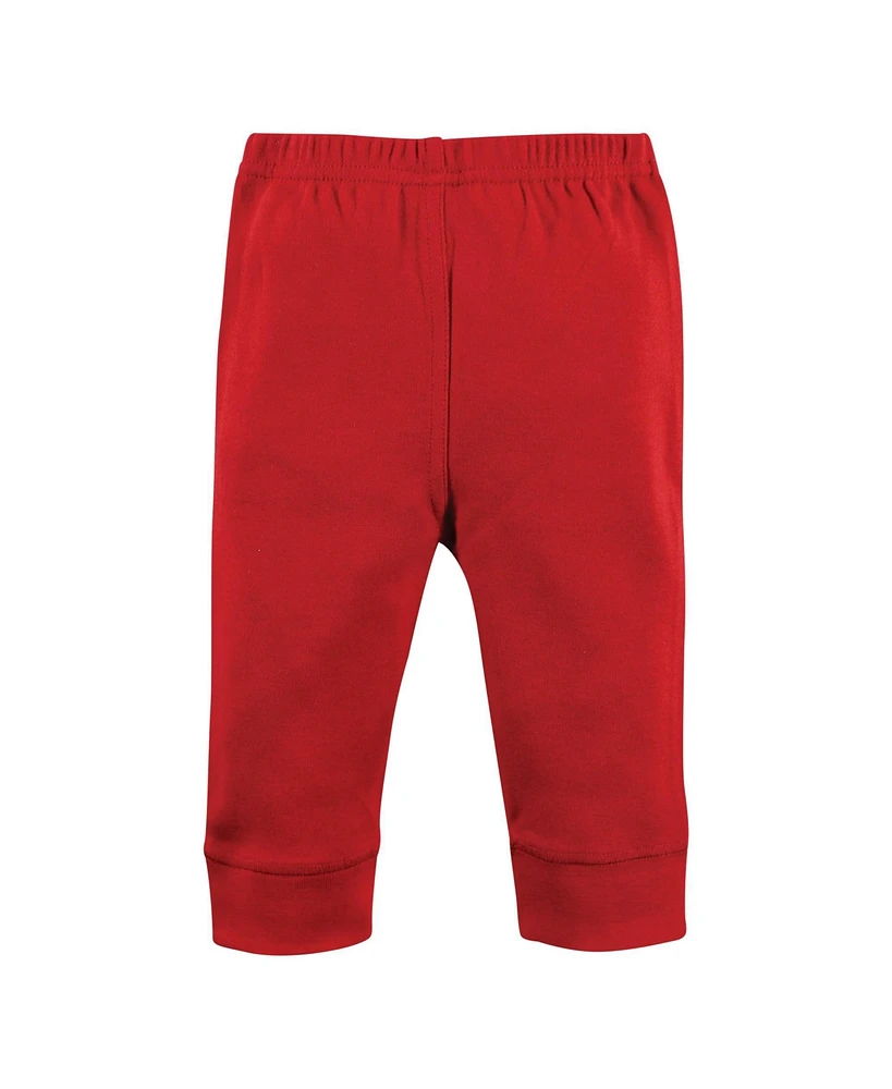 Hudson Baby Boys Cotton Pants 4pk, Modern Elephant, 6-9 Months