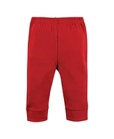 Hudson Baby Boys Cotton Pants 4pk, Modern Elephant, 6-9 Months