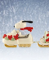 From The Vault! Lenox Snowmobiling Snoopy Figurine, Exclusively at Macy's