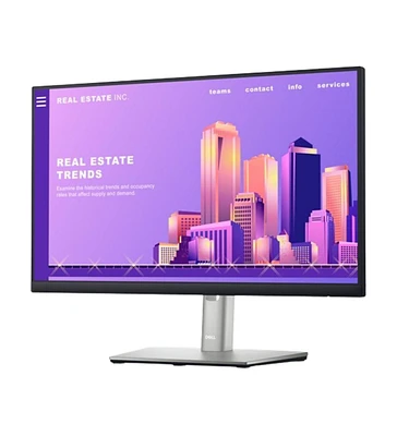 Dell P2222H 21.5" Full Hd Wled Lcd Monitor - 16:9 - Black, Silver