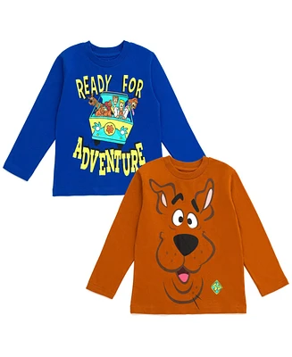 Scooby Doo Boys Warner Bros. 2 Pack Long Sleeve T-Shirts