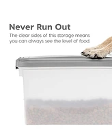Iris 3-Piece 45 Qt WeatherPro Airtight Pet Food Storage Container Combo with Scoop