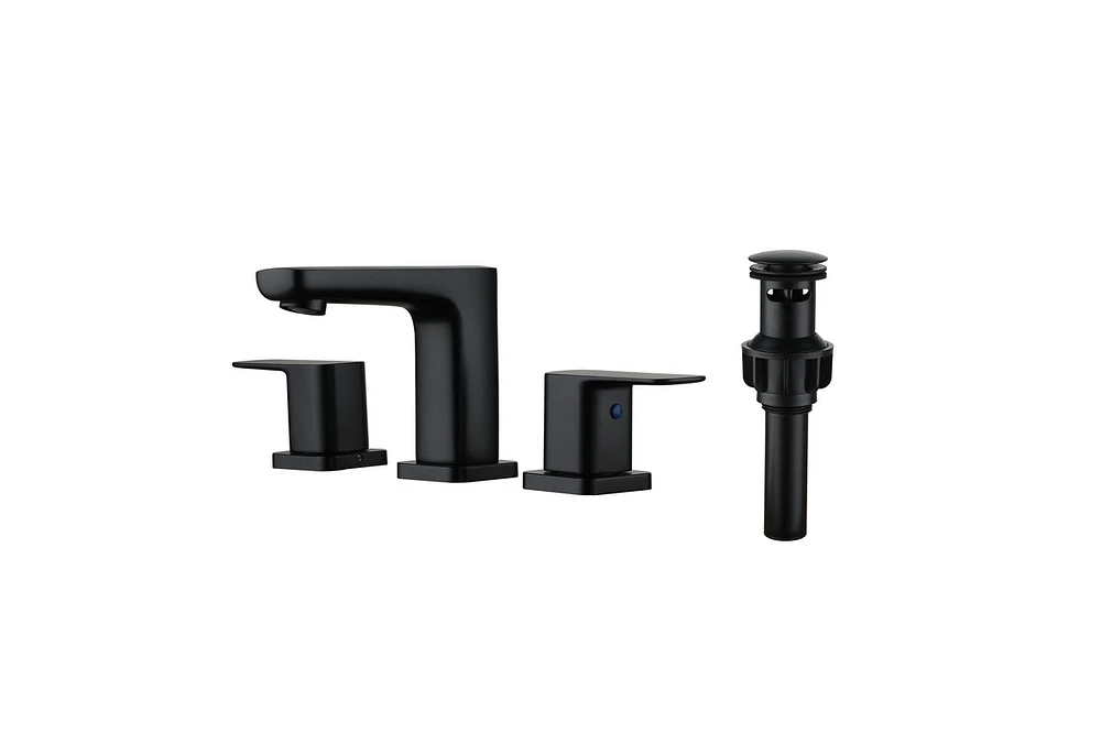 Casainc Drop-In 2-handle Bathroom Faucet with Drain Assembly