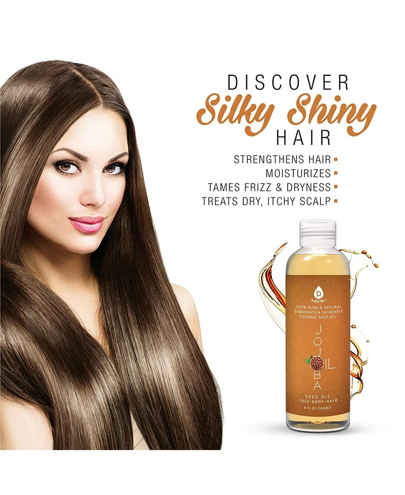 100% Pure & Natural Golden Jojoba Oil 6 Oz