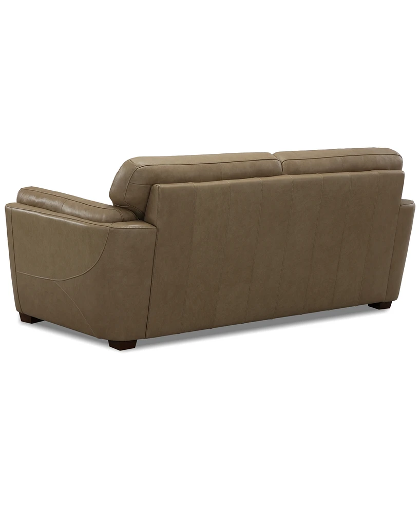 Closeout! Korder Leather Sofa, Created for Macy's