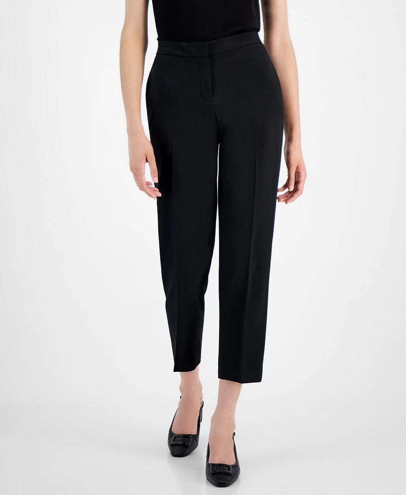 Kasper Women's Elastic Waist Slim-Fit Ankle Pant