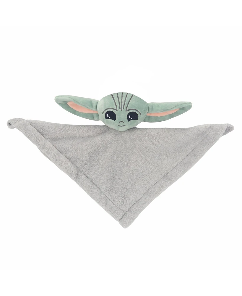 Lambs & Ivy Star Wars The Child/Baby Yoda Security Blanket/Door Pillow Gift Set