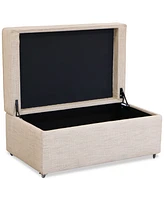 Kaelie 40" Fabric Storage Bench, Created for Macy's