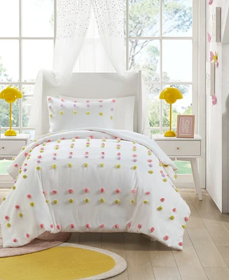 Mi Zone Kids Cora Pompom Clip Jacquard 2-Pc. Comforter Set, Twin