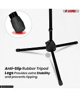 5 Core Tripod Mic Stand Heavy Duty Height Adjustable Floor Microphone Boom Arm Pedestal Para Microfono for Singing On Stage Studio - Ms 080