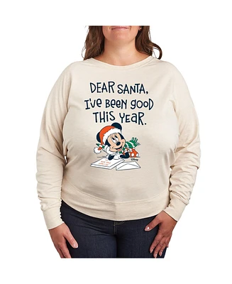 Hybrid Apparel Plus Size Mickey Merry Christmas Graphic T-shirt