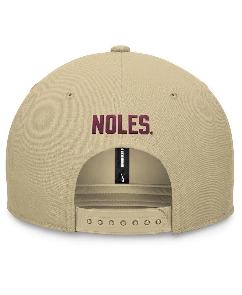 Nike Men's Gold Florida State Seminoles Primetime Pro Snapback Hat